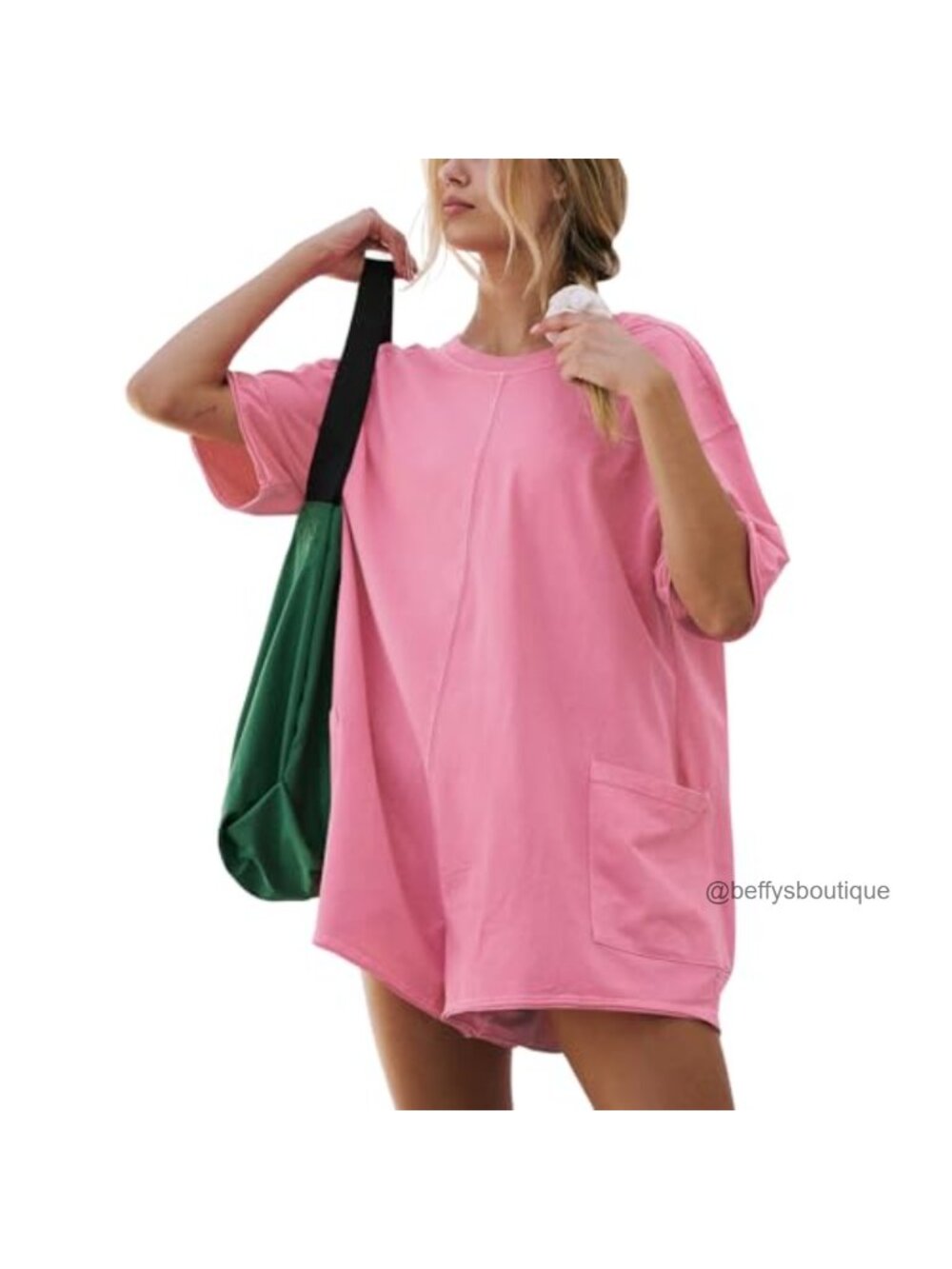 Women's Summer Romper Short Sleeve Backless Jumpsuit Lounge Shorts